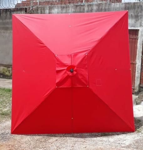 Guarda-sol ombrelone Viva Vida 4,00m quadrado - Guarda-sol e Ombrelones,  Móveis para Jardim e Acessórios para áreas de lazer - Loja Viva Vida